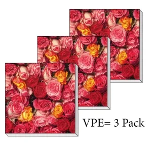 Servietten ti-flair Rosentraum Pack/3