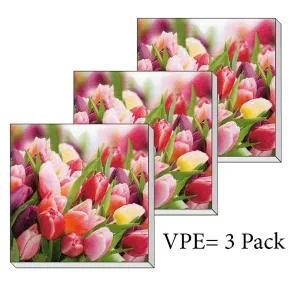 Servietten ti-flair Tulpen Pack/3