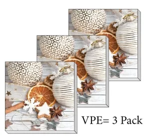 Servietten ti-flair Weihnachtszauber 33 x 33 cm Pack/3
