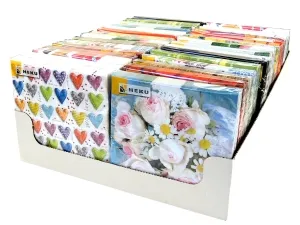 Servietten Trend Saison Ganzjahresmotive Display/30