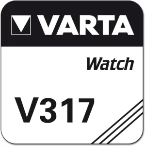 Uhrenknopfzelle Varta 317 lose