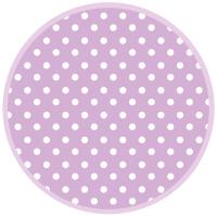 Pappteller Lavender  Dots Pack/8