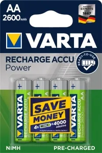 Varta Akku Mignon AA Ready To Use 2600 mAh Blister/4